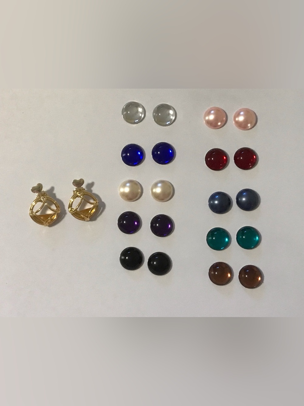 Joan Rivers Interchangable Earring Set GOLD